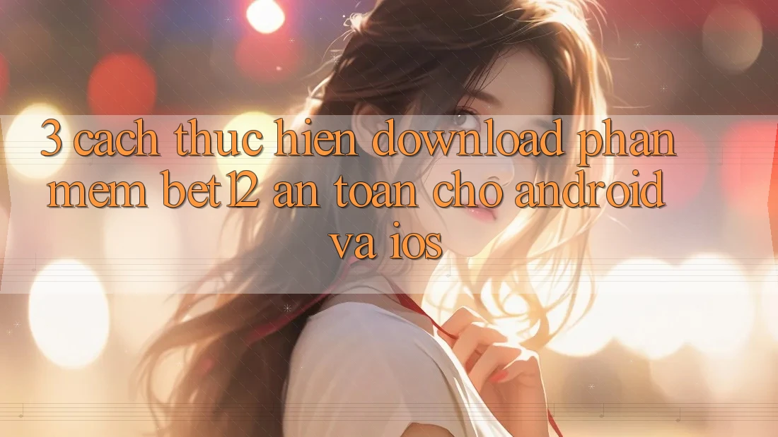 3. Cách thực hiện Download Phần mềm bet12 An Toàn Cho Android và iOS