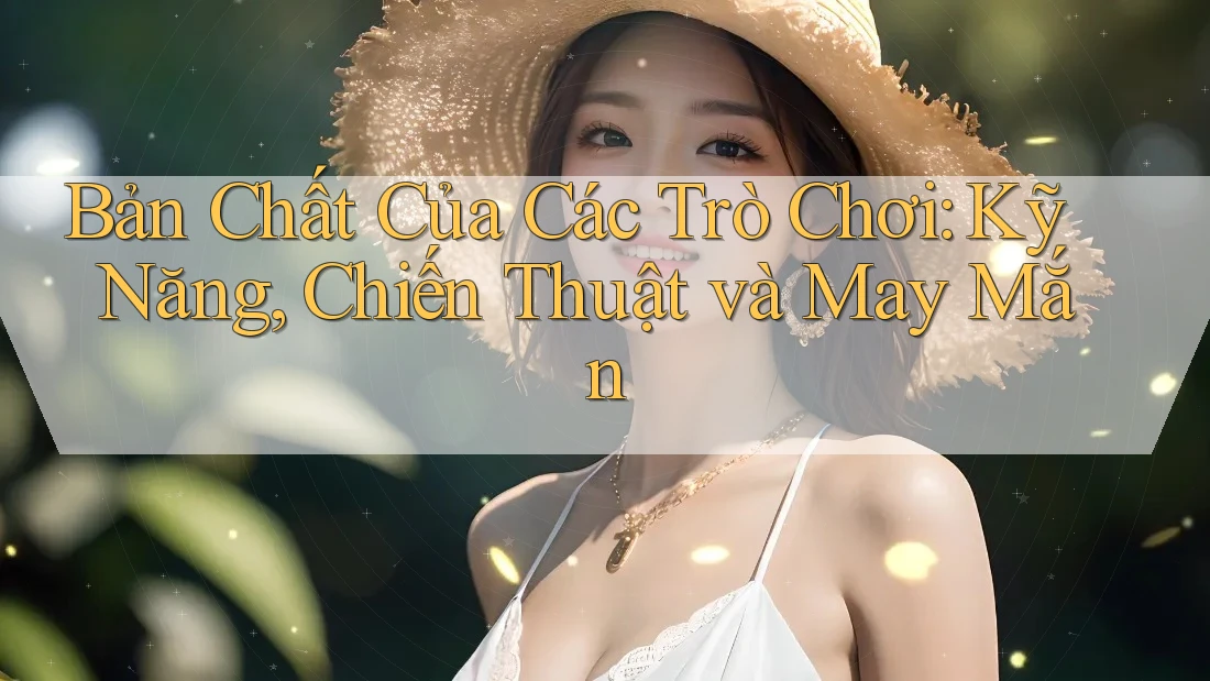 Bản Chất Của Các Trò Chơi: Kỹ Năng, Chiến Thuật và May Mắn