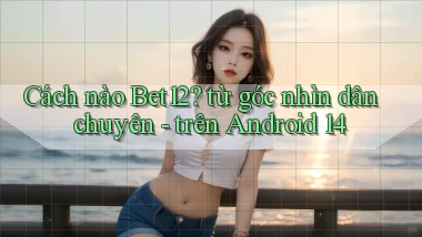 Cách nào Bet12 từ góc nhìn dân chuyên   trên Android 14