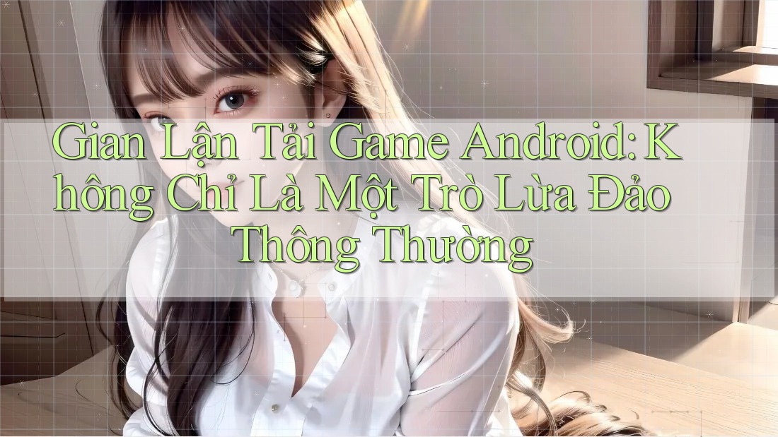 Gian Lận Tải Game Android: Không Chỉ Là Một Trò Lừa Đảo Thông Thường