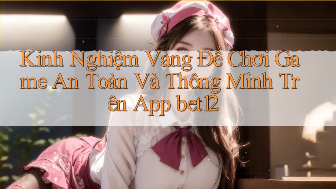 Kinh Nghiệm Vàng Để Chơi Game An Toàn Và Thông Minh Trên App bet12