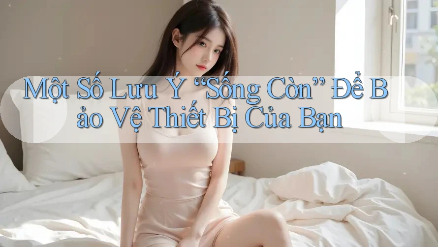 Một Số Lưu Ý “Sống Còn” Để Bảo Vệ Thiết Bị Của Bạn