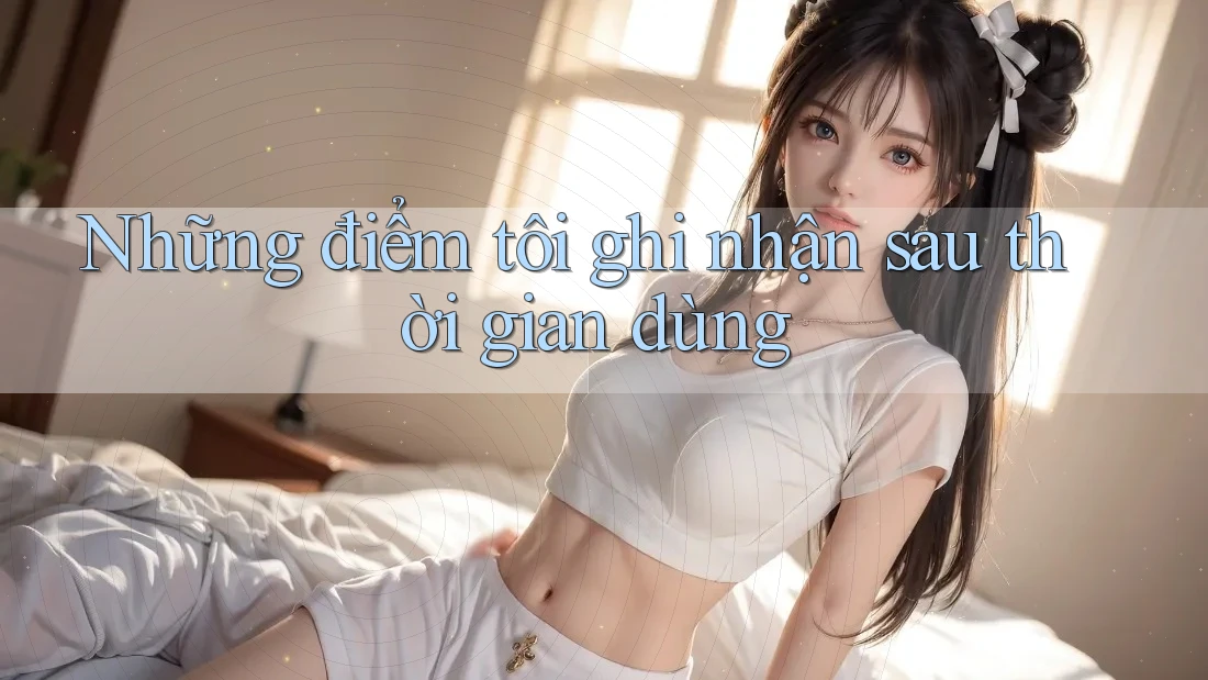 Những điểm tôi ghi nhận sau thời gian dùng Những điểm tôi ghi nhận sau thời gian dùng
