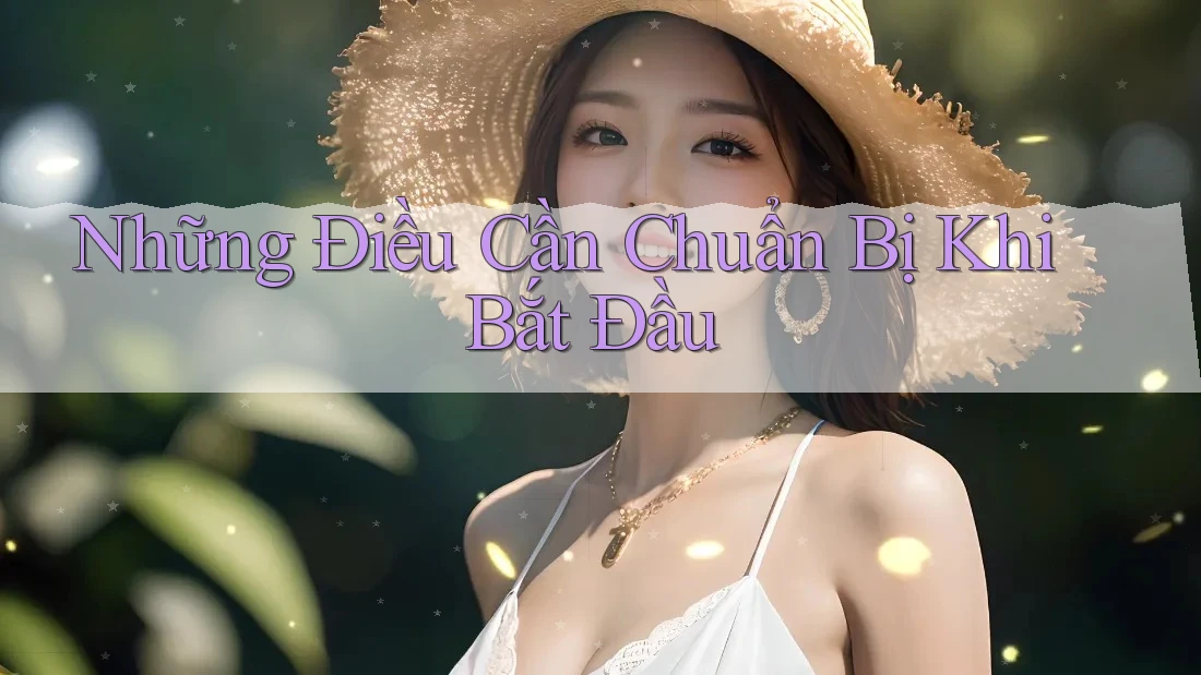 Những Điều Cần Chuẩn Bị Khi Bắt Đầu Những Điều Cần Chuẩn Bị Khi Bắt Đầu