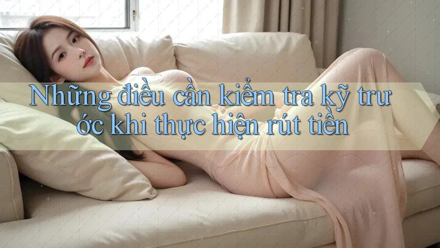 Những điều cần kiểm tra kỹ trước khi thực hiện rút tiền