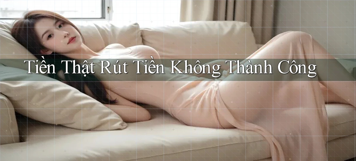 Tiền thật Rút tiền không thành công
